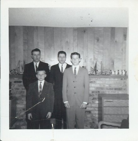 Dad and the boys - about 1964