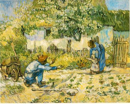 Peasants in the Field, Vincent Van Gogh
