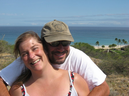 My husband John & I - Kona, HI 2008