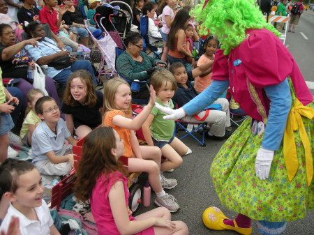 Kids at the Pegasus Parade