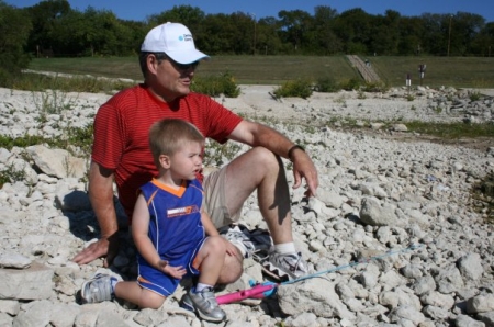 Son-in-law, Tommy with grt-grandchild, Garrett