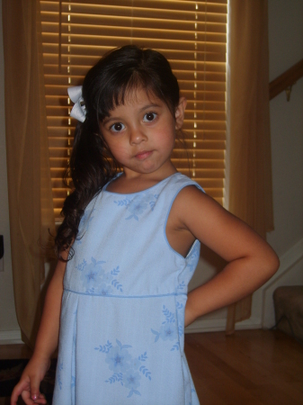 My Granddaughter Araiya at 4 yrs. old