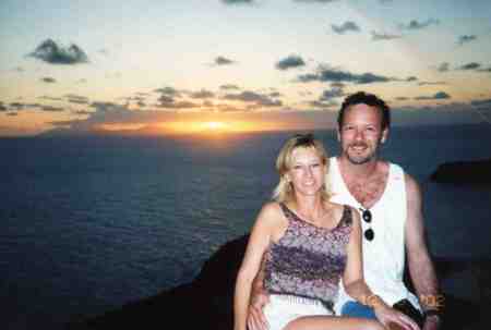 Mike and I on the Island Antigua