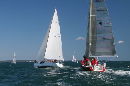 Indra racing in Marblehead, MA