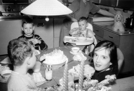 Ronnie's 1st Birthday,  December 1955