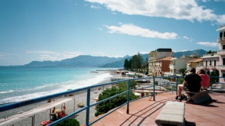 Favorite beach, Bordighera, Italy