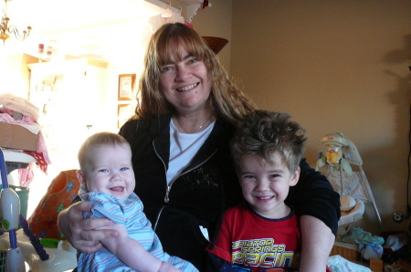 Me and my grandsons Jan 2008