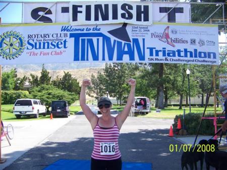 Nicole's first triathlon