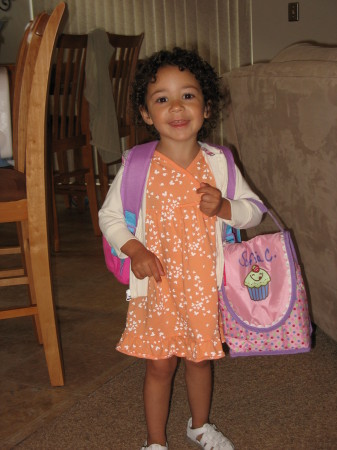First day of pre-school.