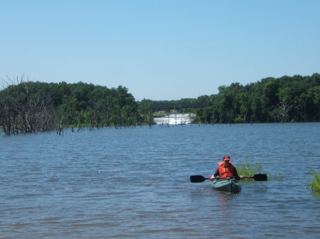 KAYAKING ON JACOMO LAKE