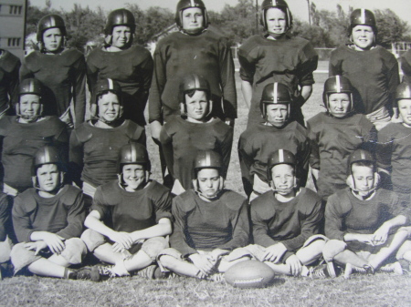 Part of the 1950 Fannin Football Team