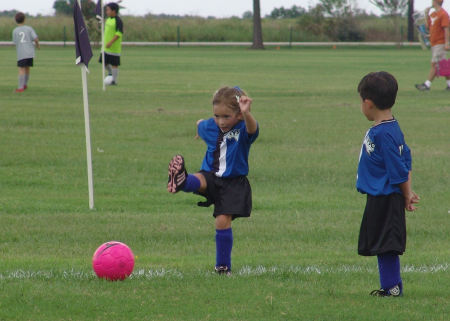 Soccer superstar!