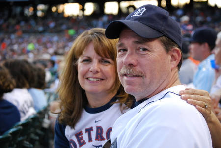 Donny & I - Tiger's game summer 2008