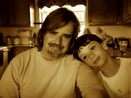 Me and my son, Christian...