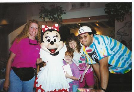 My sister, two nieces, & I oh and the Mouse