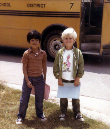 Ron Roper and Me at 5 years old.