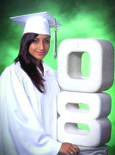 Christina's graduation picture