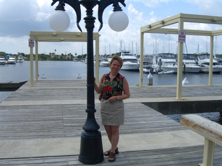 On the dock in Daytona