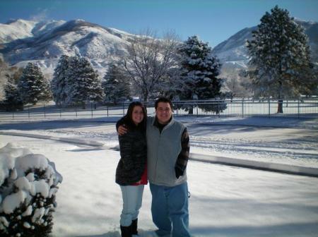 me and my lil bro in Utah