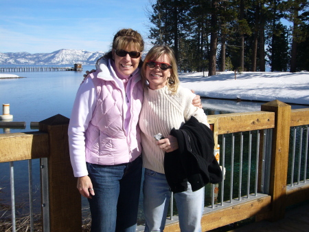Lisa and Barb Lake Tahoe - Fanny Bridge