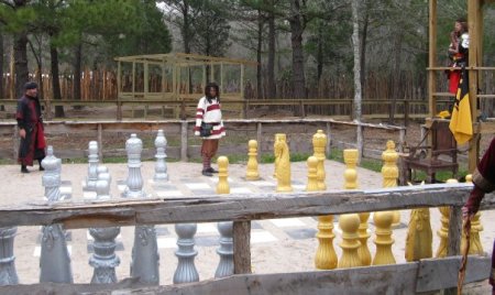 Chess Match at Sherwood Forest Faire