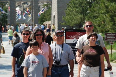 Family photo--Mt. Rushmore, SD