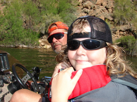 Sierra & Dad at the Lake