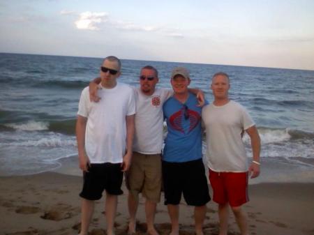 My sons and friends,Va Beach 2008