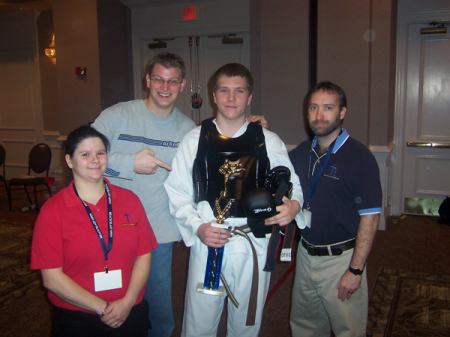 Rob at the Beach Blast Karate Tournament, 03-0