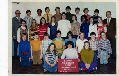 Mr. Cleveland's 6th Grade Class 1972-1973