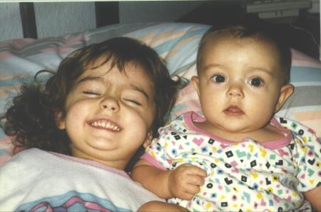 My two youngest when they were babies