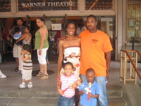 Donovan and god-sister Tatiana in D.C.