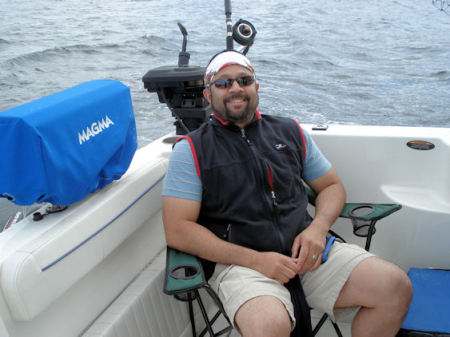 Puget Sound fishing, off Camano Island...