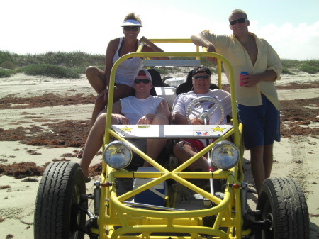 dune buggys at the beach