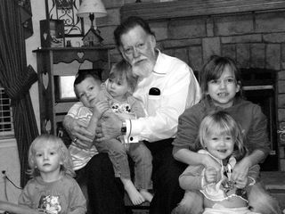 My Dad w/his Great-Grandchildren