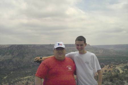 My son and me on our '08 father/son trip
