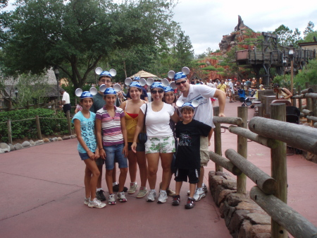 My family and me on vacation in Disney World!