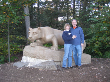 Bob, Jan and the Nittany Lion