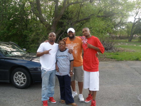 My Mama & her Grandsons (Tris, Damion, & Dre)