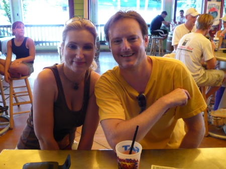 Scott and me at Margarittaville in Key West FL