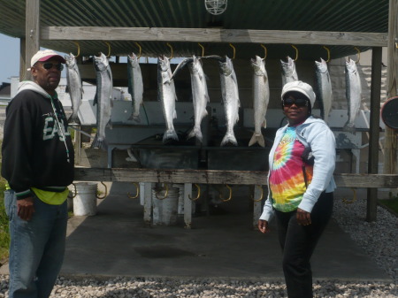 Our fishing trip in Ludington,Mi