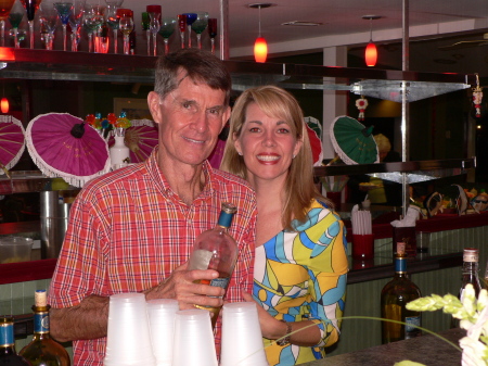 Dad and me at the restaurant's grand opening!