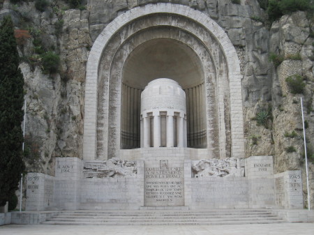 A World War monument in France