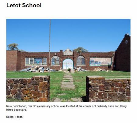 Letot Elementary School Logo Photo Album