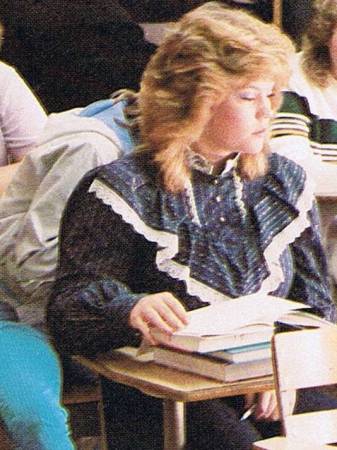 sheila adams 1986 yearbook pic--closeup