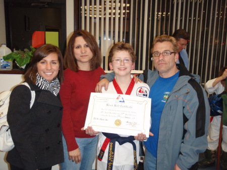 Donny's Black Belt age 10