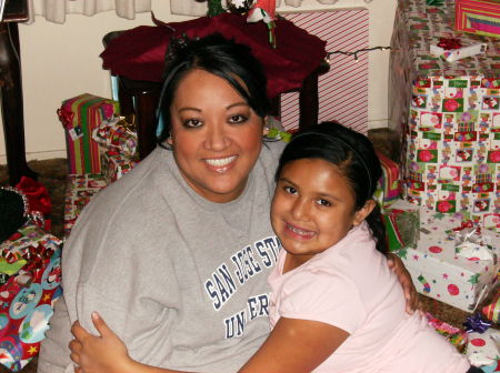 Me and my baby girl at Christmas.