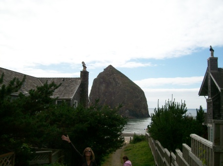 Going "Coastal" at Haystack Rock..