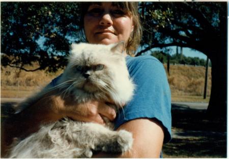 Linda and cat