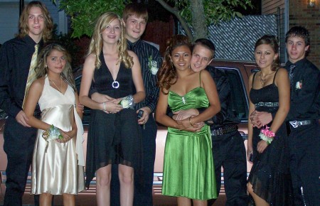 Erika and her friends Homecoming